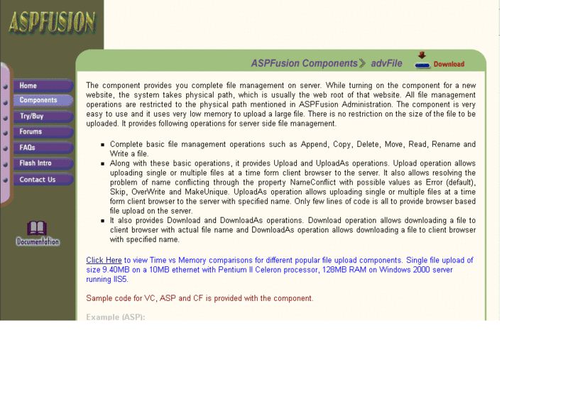 AdvFile Screenshot